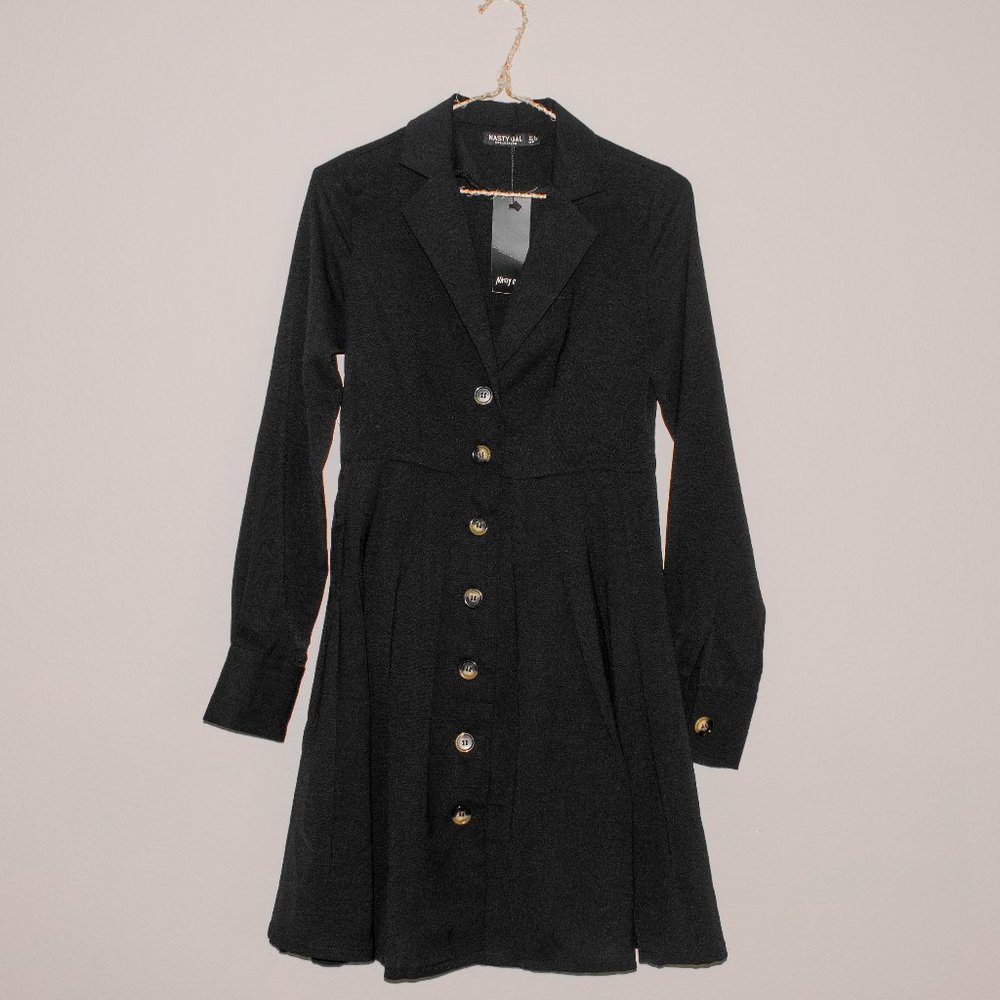 Nasty Gal Fit & Flare Blazer Dress